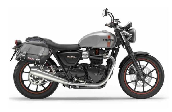 Triumph Street Twin 900 Borse Laterali Explorer Nera 01