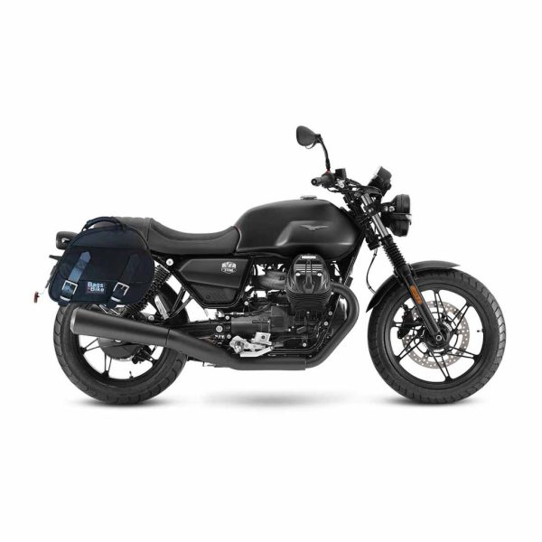 Moto Guzzi V7 850 Borse Laterali EXPLORER NERA 01