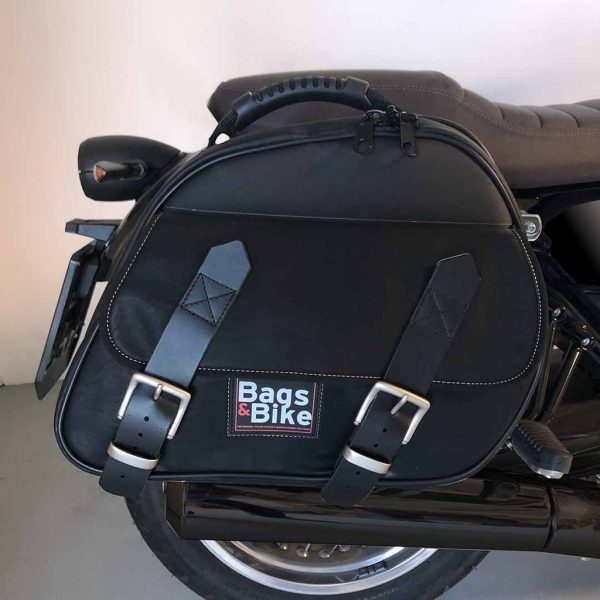 Moto Guzzi V7 850 Borse Laterali EXPLORER NERA 02