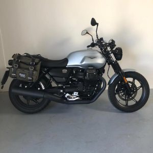 Moto Guzzi V7 850 Borse Laterali SAHARA VERDE 01