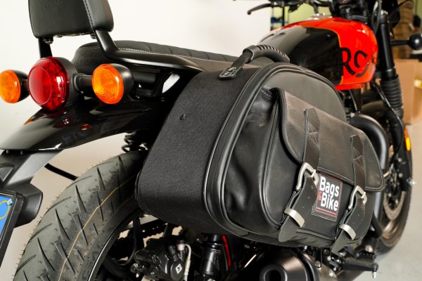 Royal Enfield Hunter 350 Borse Laterali Explorer Nera 03