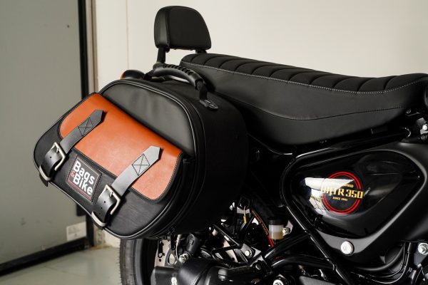 Royal Enfield Hunter 350 Borse Laterali Explorer NeroCuoio 02