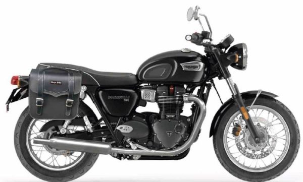 Triumph Bonneville T100 Borse Laterali Globetrotter 01