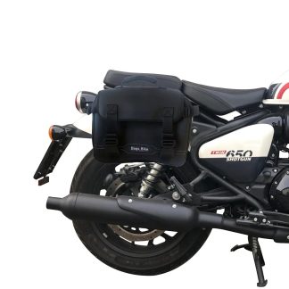 Panniers for Royal Enfield Shotgun, pair of ADVENTUR side bags