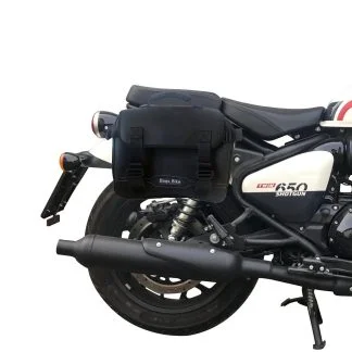 Panniers for Royal Enfield Shotgun, pair of ADVENTUR side bags