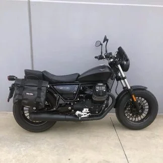 Panniers for Moto Guzzi Bobber, pair of AMIATA side bags