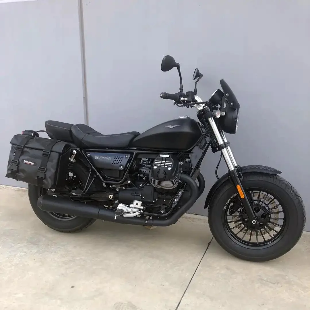 Borse laterali per Moto Guzzi Bobber, coppia di borse AMIATA - immagine 2