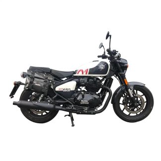 Panniers for Royal Enfield Shotgun, pair of AMIATA side bags