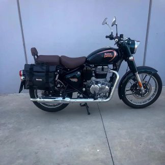 Panniers for Royal Enfield Classic 350, pair of AMIATA side bags