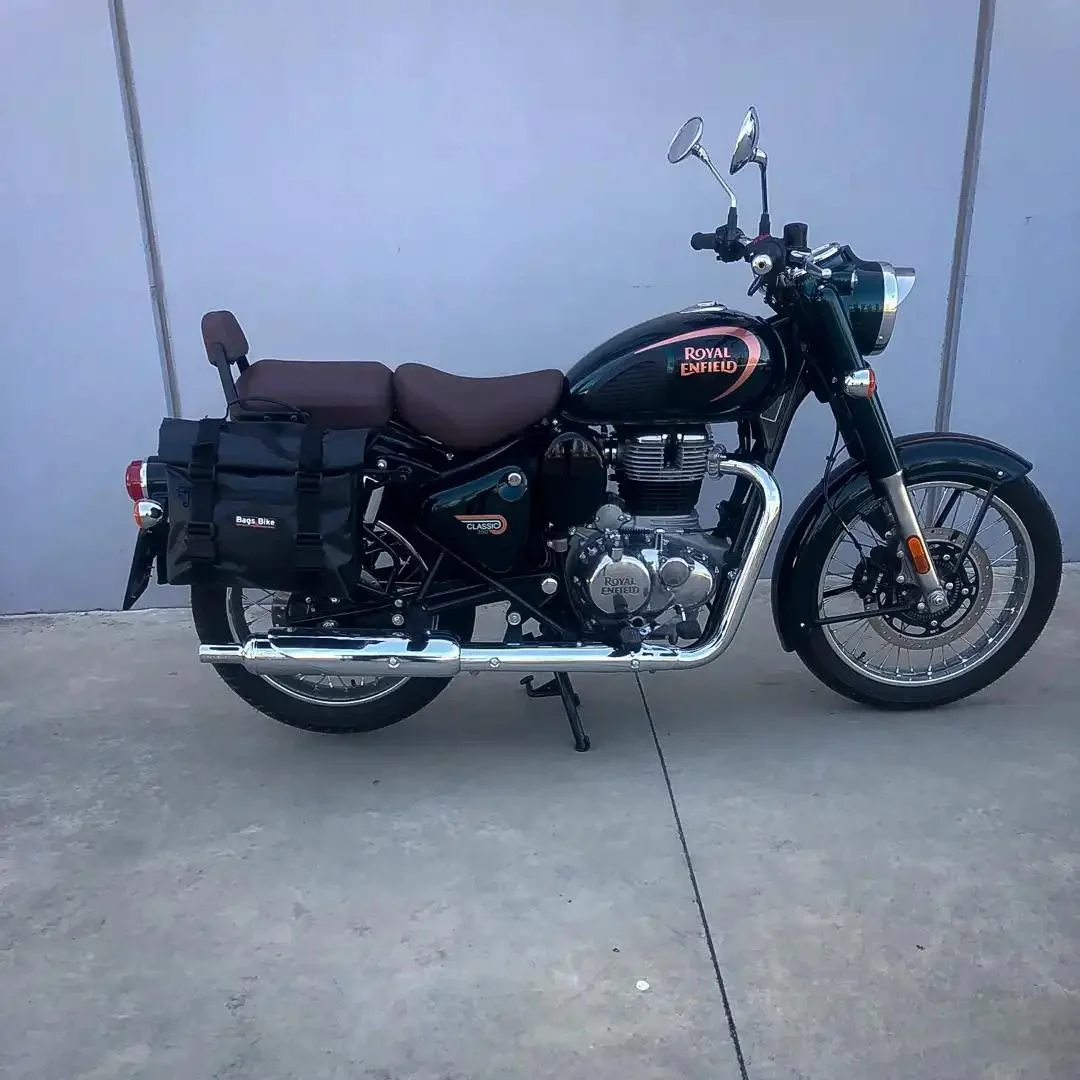 Borse laterali per Royal Enfield Classic 350, coppia di borse AMIATA