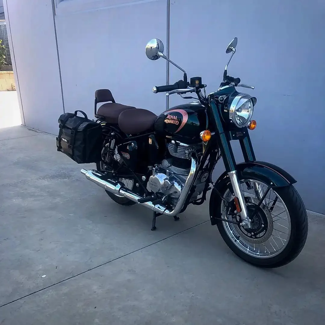 Borse laterali per Royal Enfield Classic 350, coppia di borse AMIATA - immagine 4