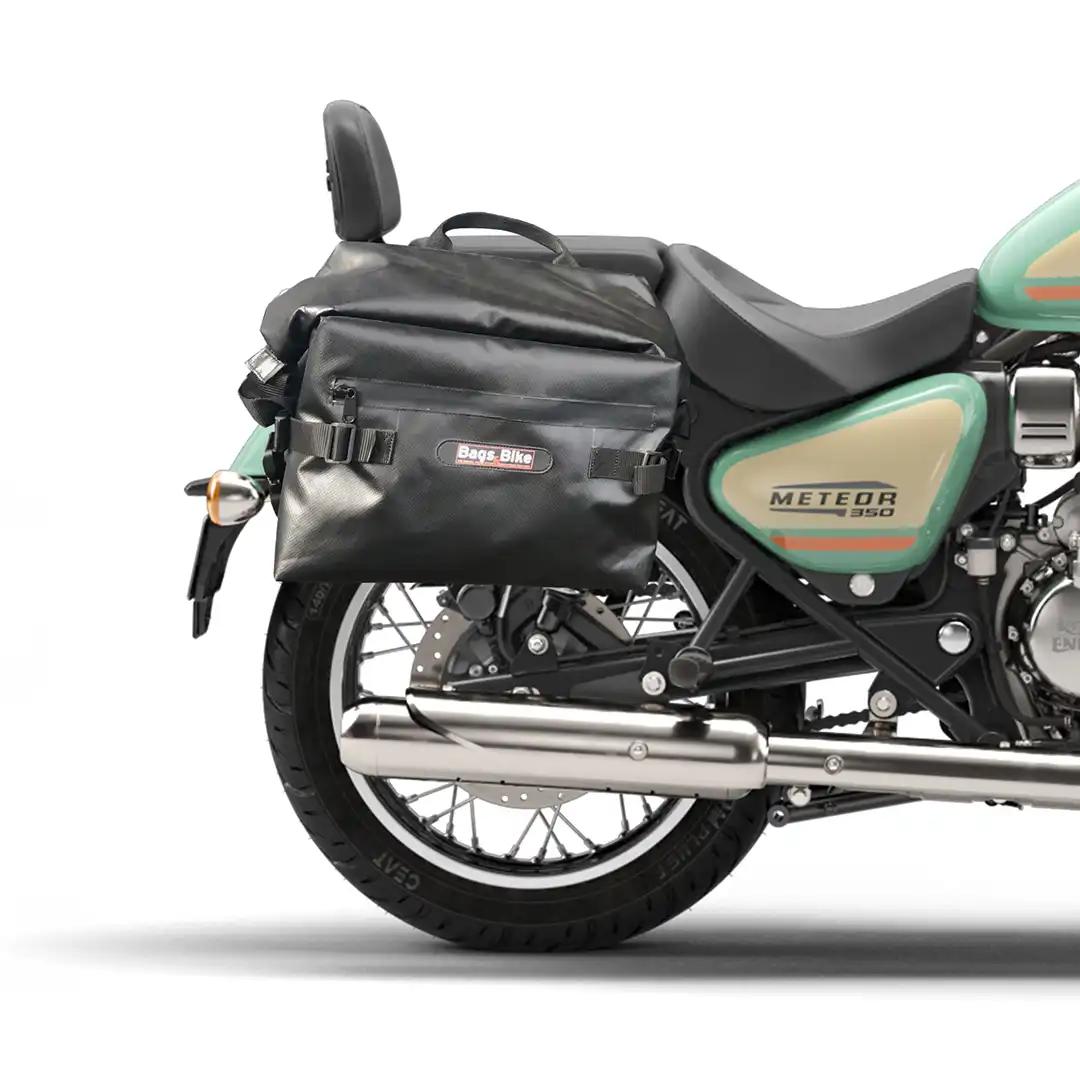 Borse laterali per Royal Enfield Meteor 350, coppia di borse AMIATA - immagine 3