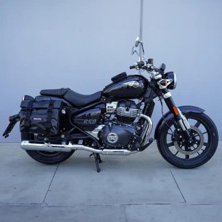 Panniers for Royal Enfield Super Meteor 650, pair of AMIATA side bags