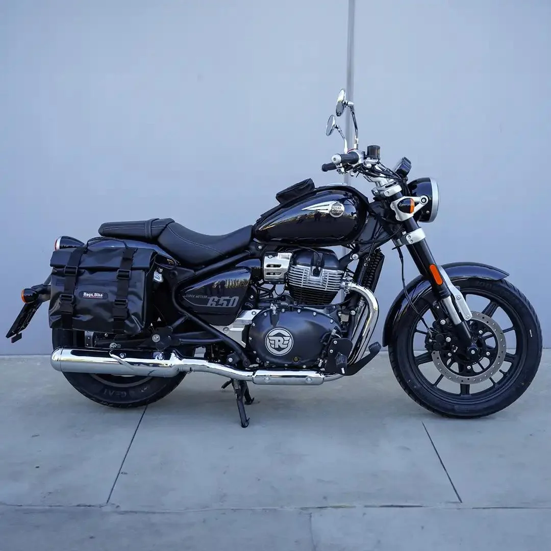 Borse laterali per Royal Enfield Super Meteor 650, coppia di borse AMIATA