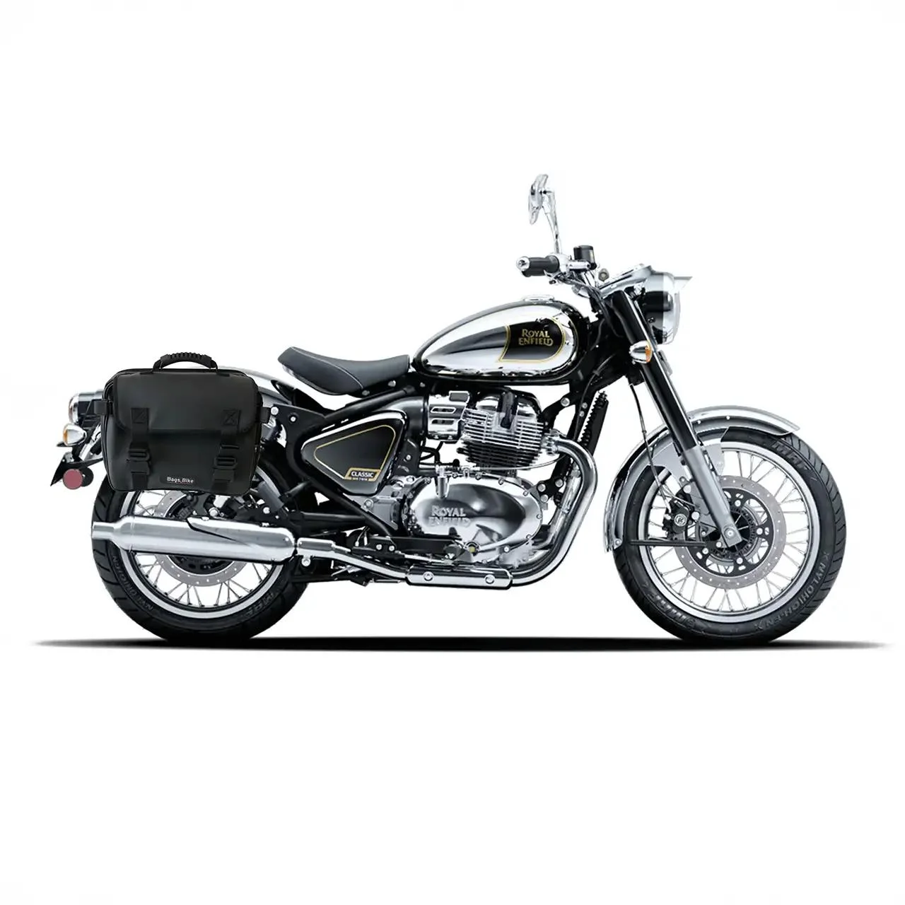 Panniers for Royal Enfield Classic 650, pair of ADVENTUR side bags - Image 2