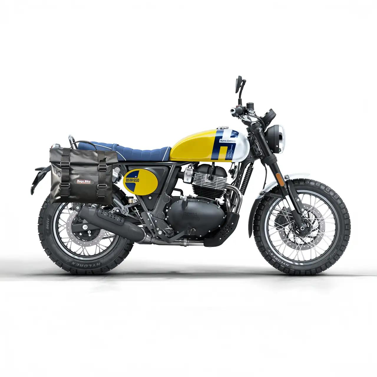 Panniers for Royal Enfield Bear 650, pair of AMIATA side bags - Image 3