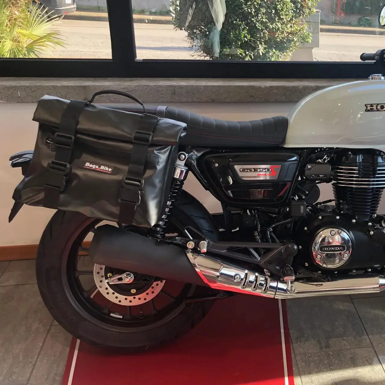 Panniers for Honda GB 350 S, pair of AMIATA side bags