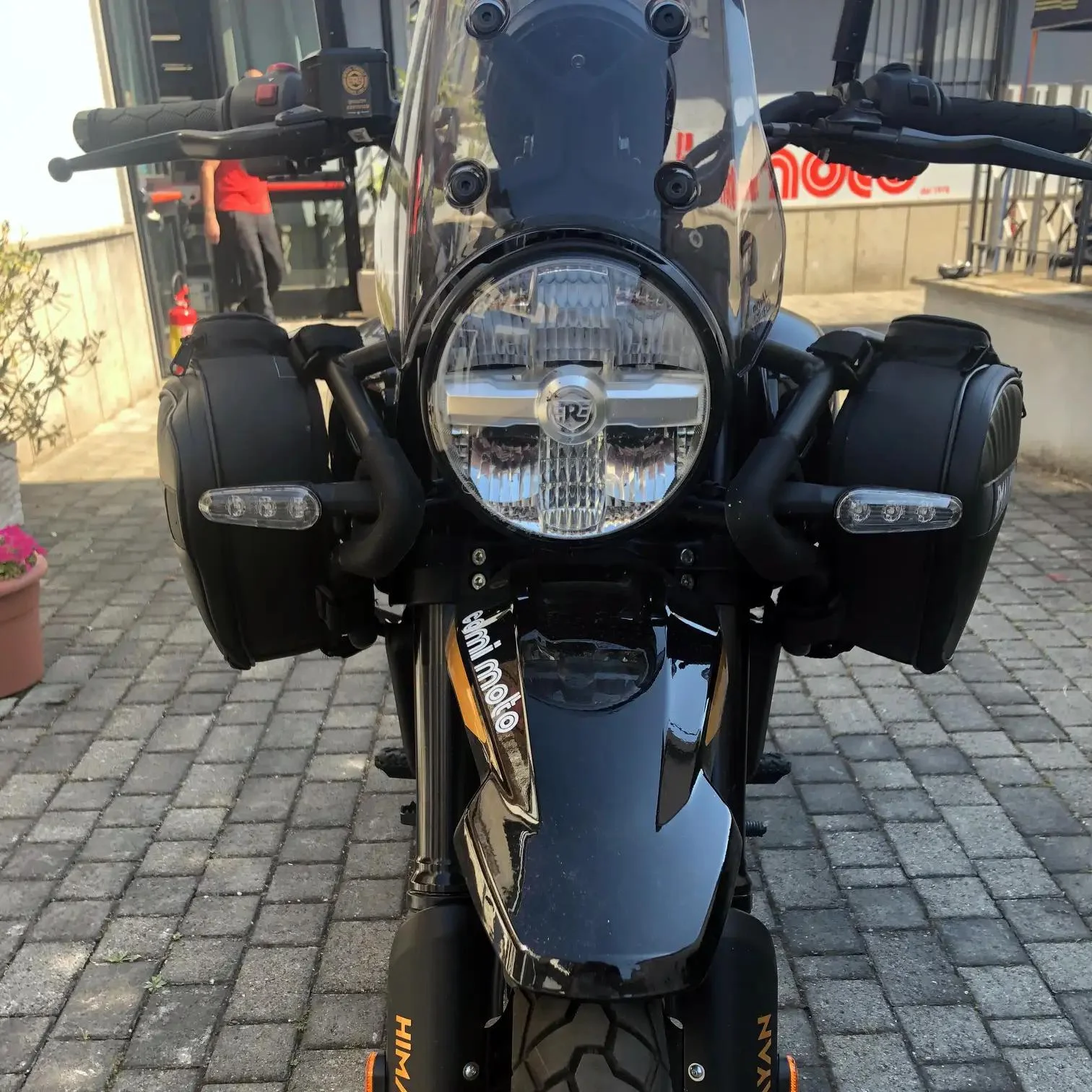 Borse frontali per Royal Enfield Himalayan 450, coppia di borse TUBOLAR BAGS - immagine 2