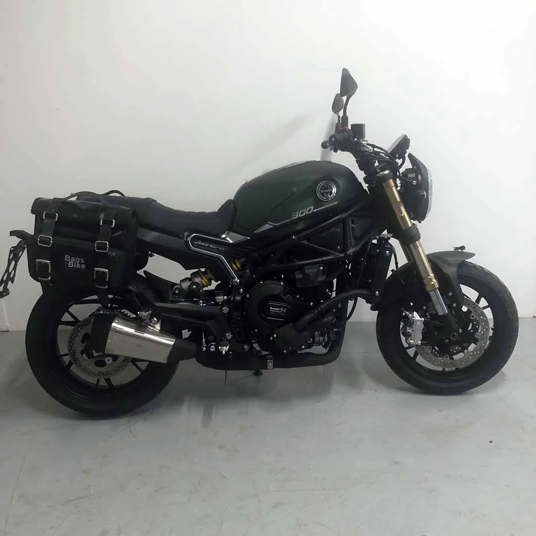 Borse laterali per Benelli Leoncino 800, coppia di borse CAMION in Cuoio - immagine 3