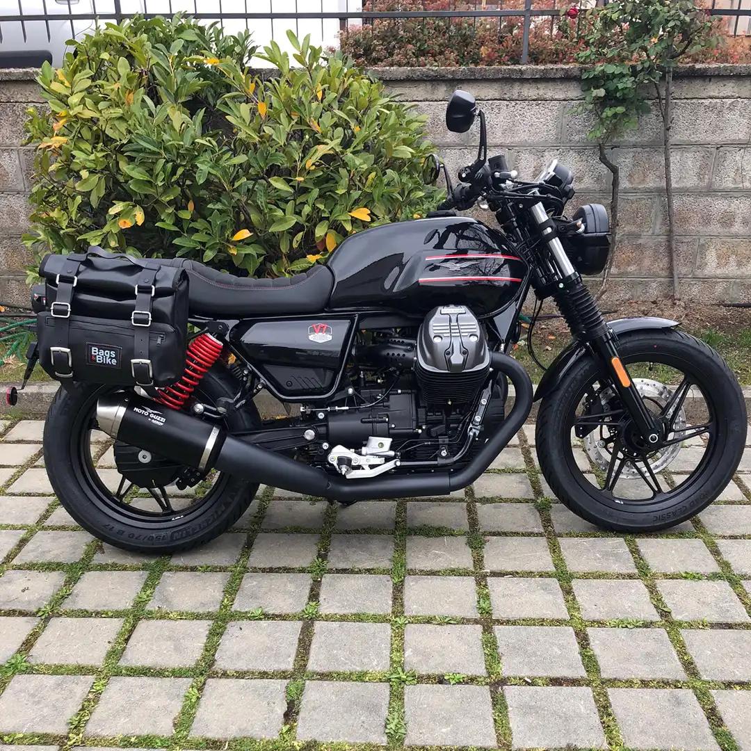 Panniers for Moto Guzzi V7 Special Edition, pair of CAMION in Leather side bags - Image 3