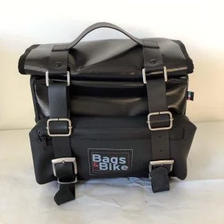 Pannier for Triumph Street Scrambler 900, single side bag CAMION in Leather