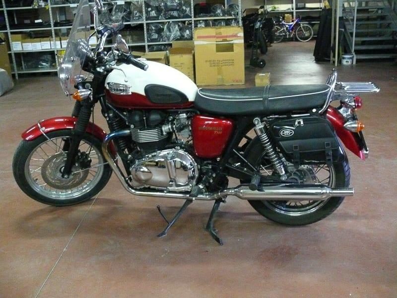 Panniers for Triumph Bonneville, pair of PERFECT side bags - Image 6