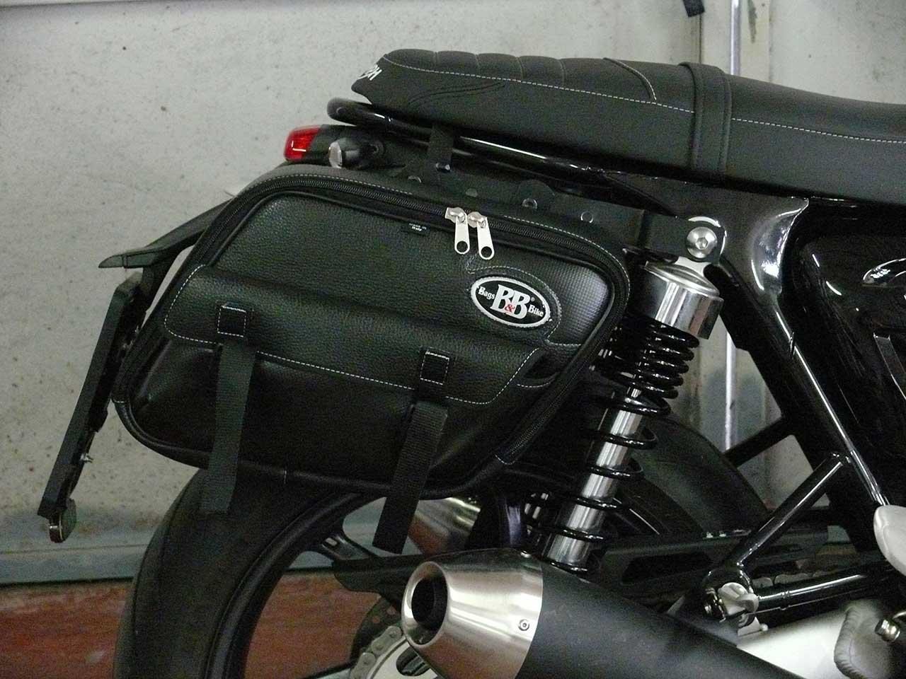 Panniers for Triumph Speed Twin, pair of PERFECT side bags - Image 2
