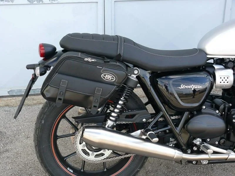 Panniers for Triumph Street Twin, pair of PERFECT side bags - Image 7