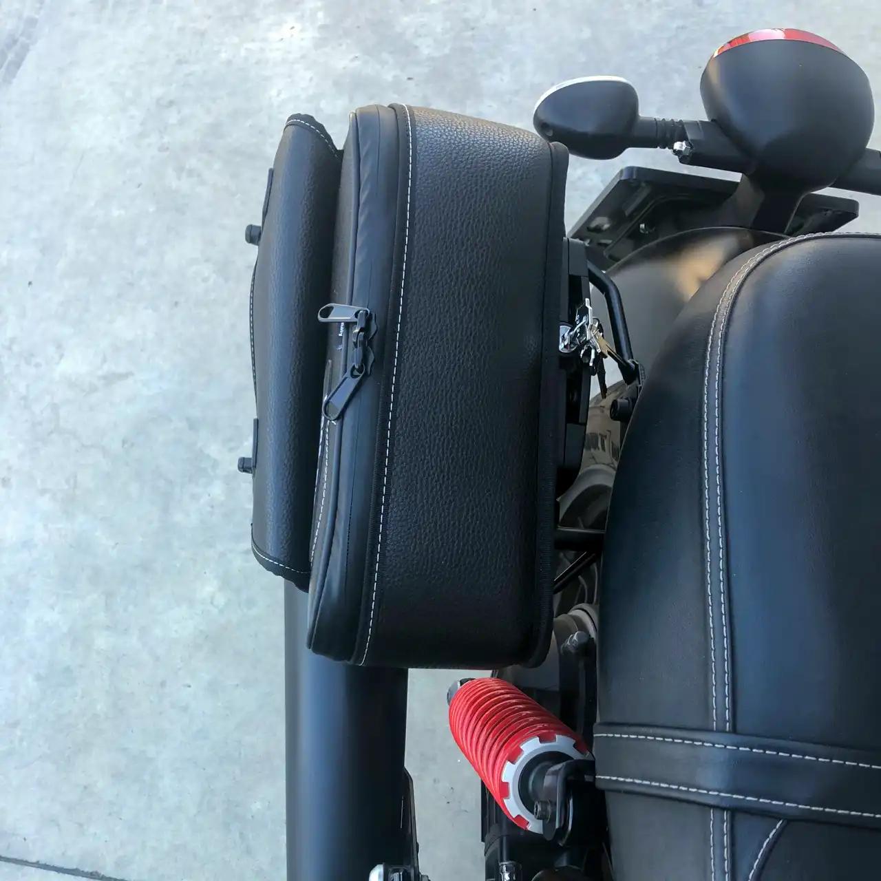 Panniers for Moto Guzzi V7 III, pair of PERFECT side bags - Image 4