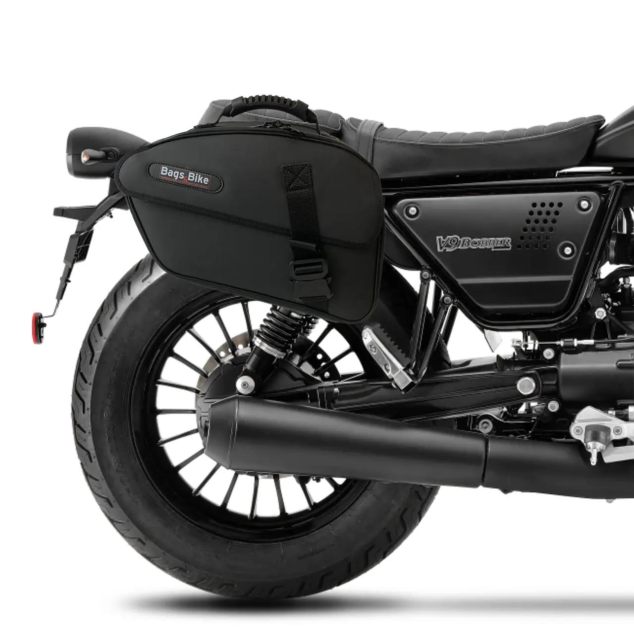 Panniers for Moto Guzzi Bobber, pair of CENTAURO side bags