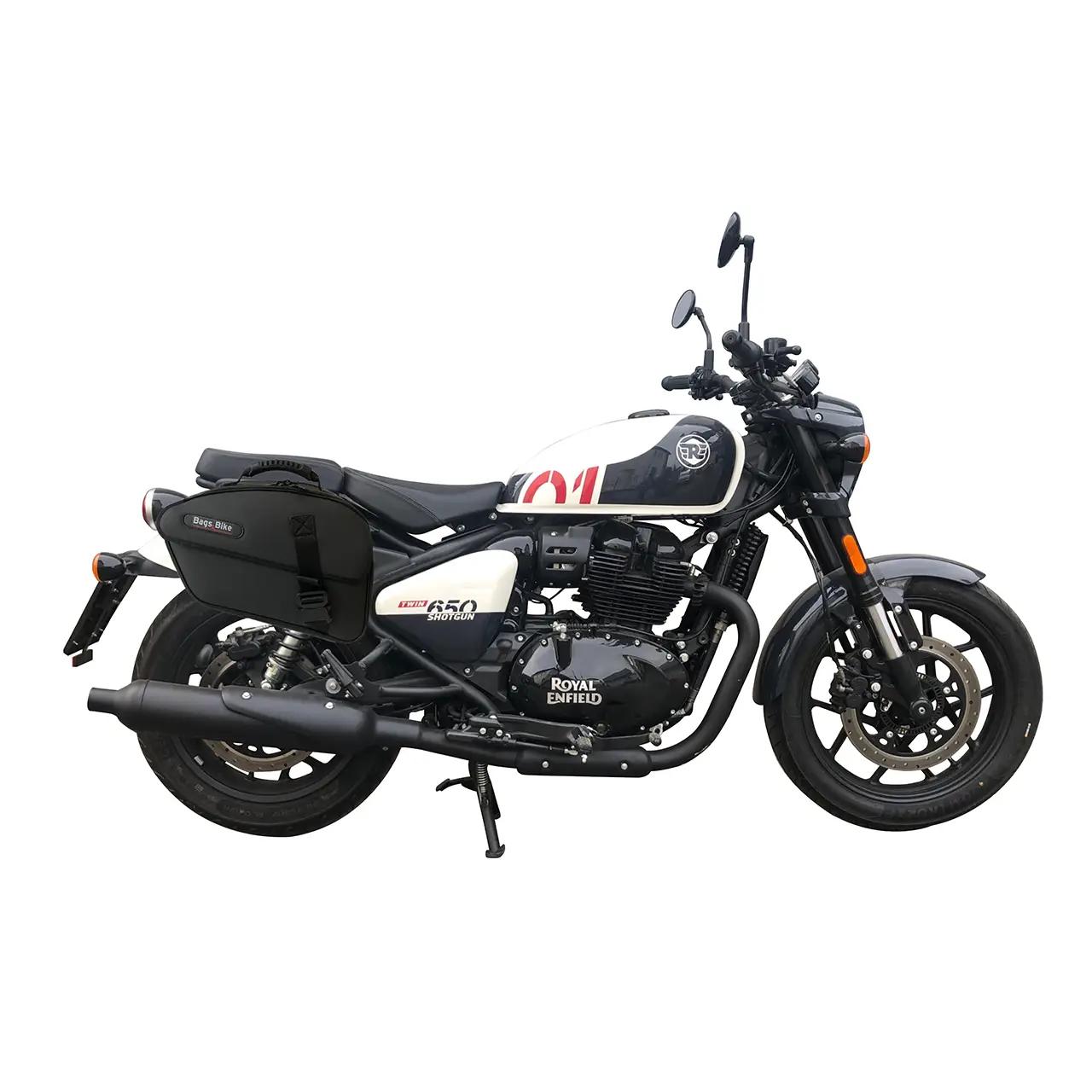 Panniers for Royal Enfield Shotgun, pair of CENTAURO side bags - Image 2