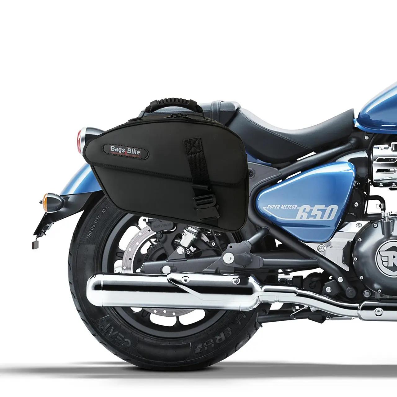 Panniers for Royal Enfield Super Meteor 650, pair of CENTAURO side bags