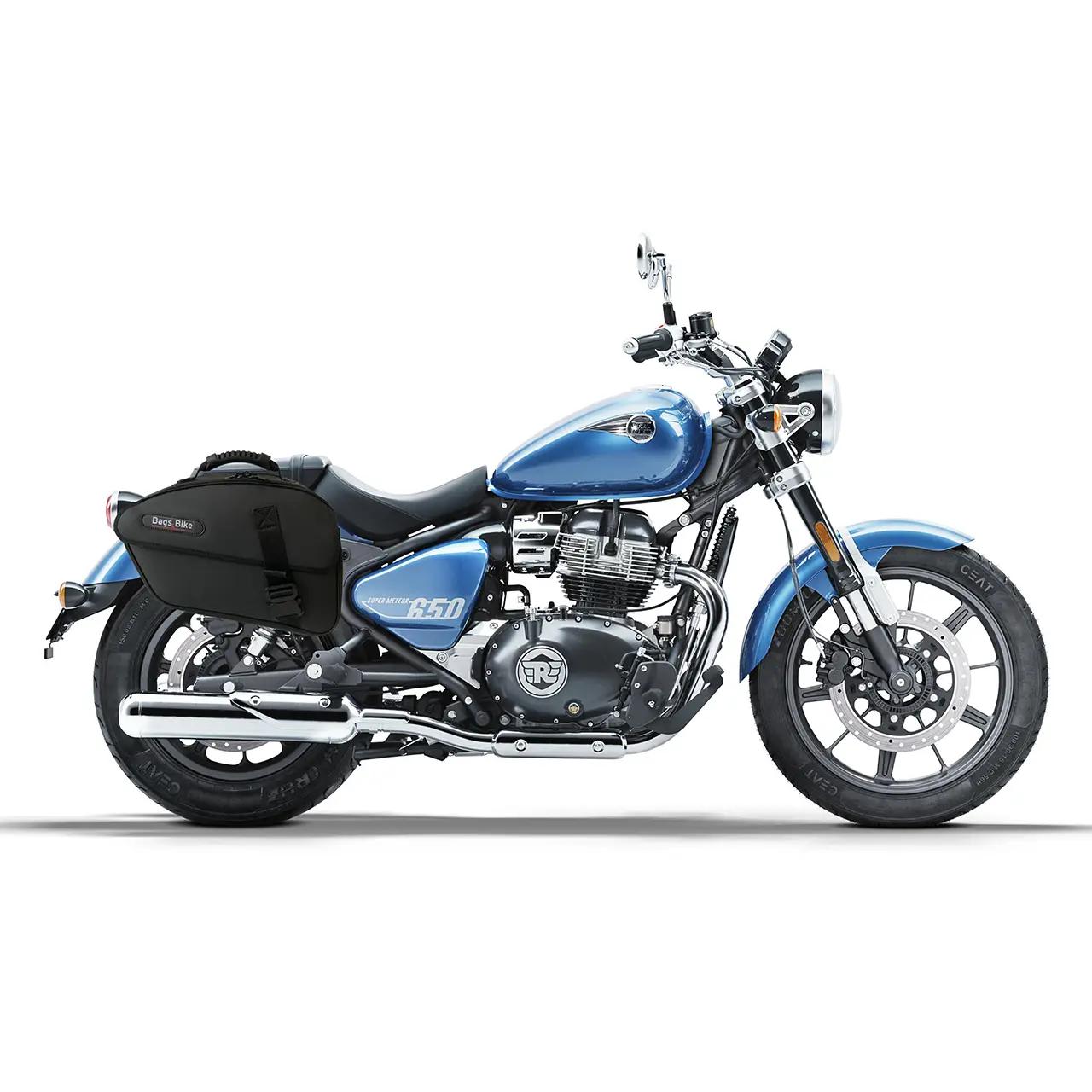 Panniers for Royal Enfield Super Meteor 650, pair of CENTAURO side bags - Image 2