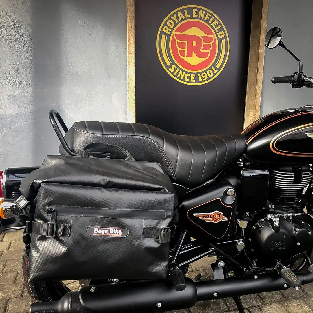 Panniers for Royal Enfield Bullet 350, pair of CERVINO side bags - Image 2