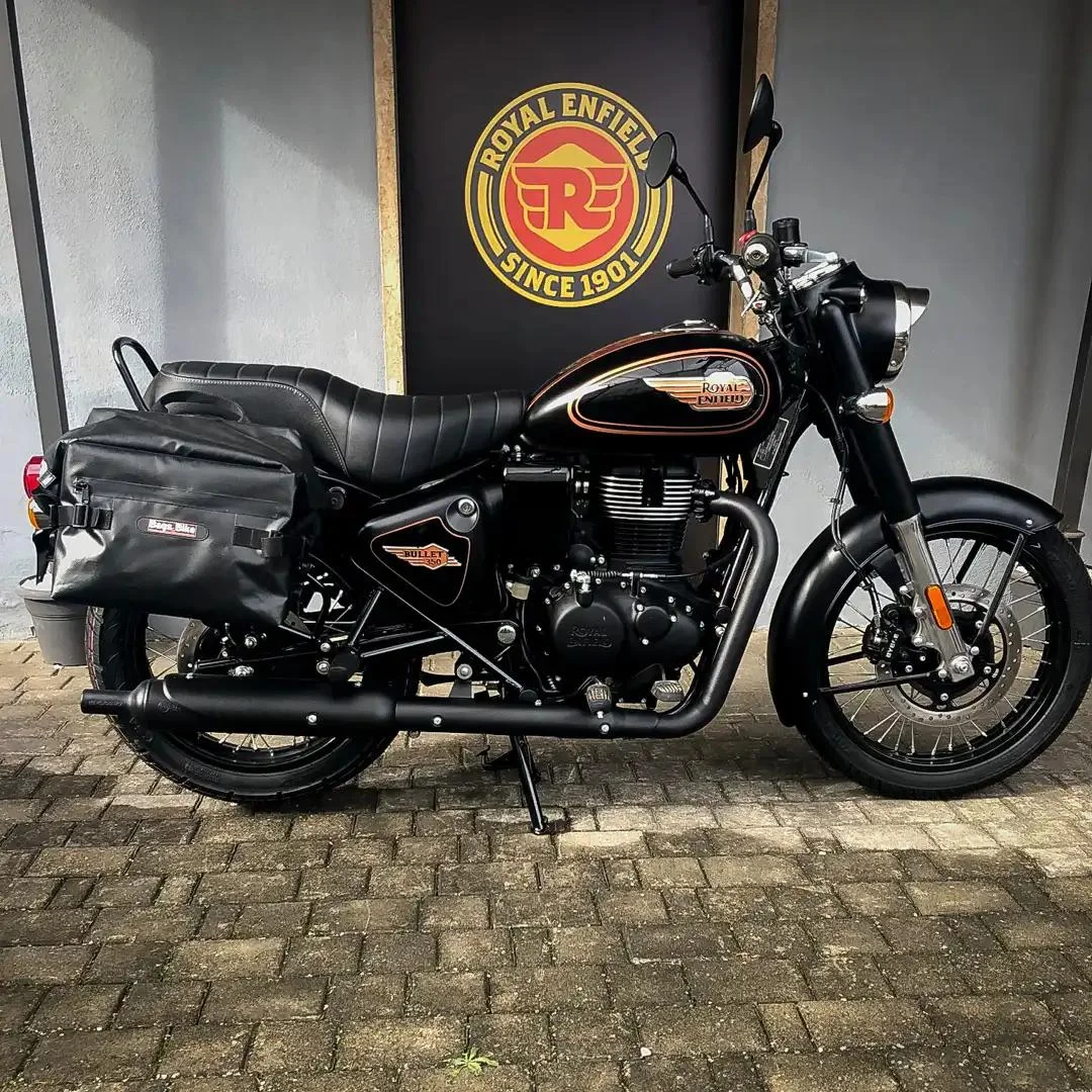 Borse laterali per Royal Enfield Bullet 350, coppia di borse CERVINO - immagine 3