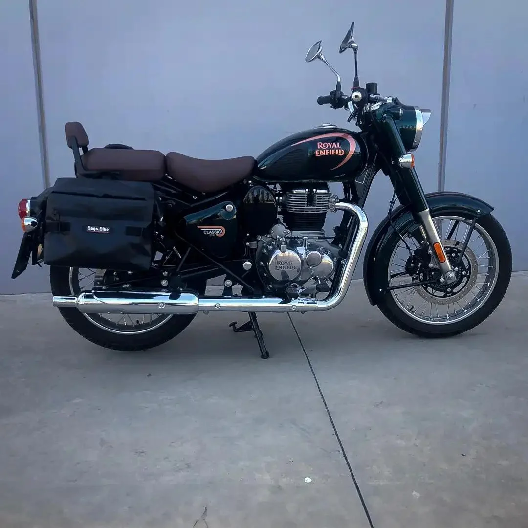 Borse laterali per Royal Enfield Classic 350, coppia di borse CERVINO - immagine 3