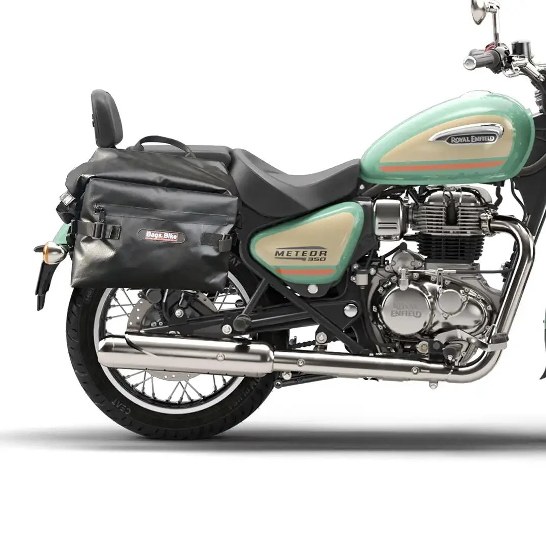 Borse laterali per Royal Enfield Meteor 350, coppia di borse CERVINO - immagine 2