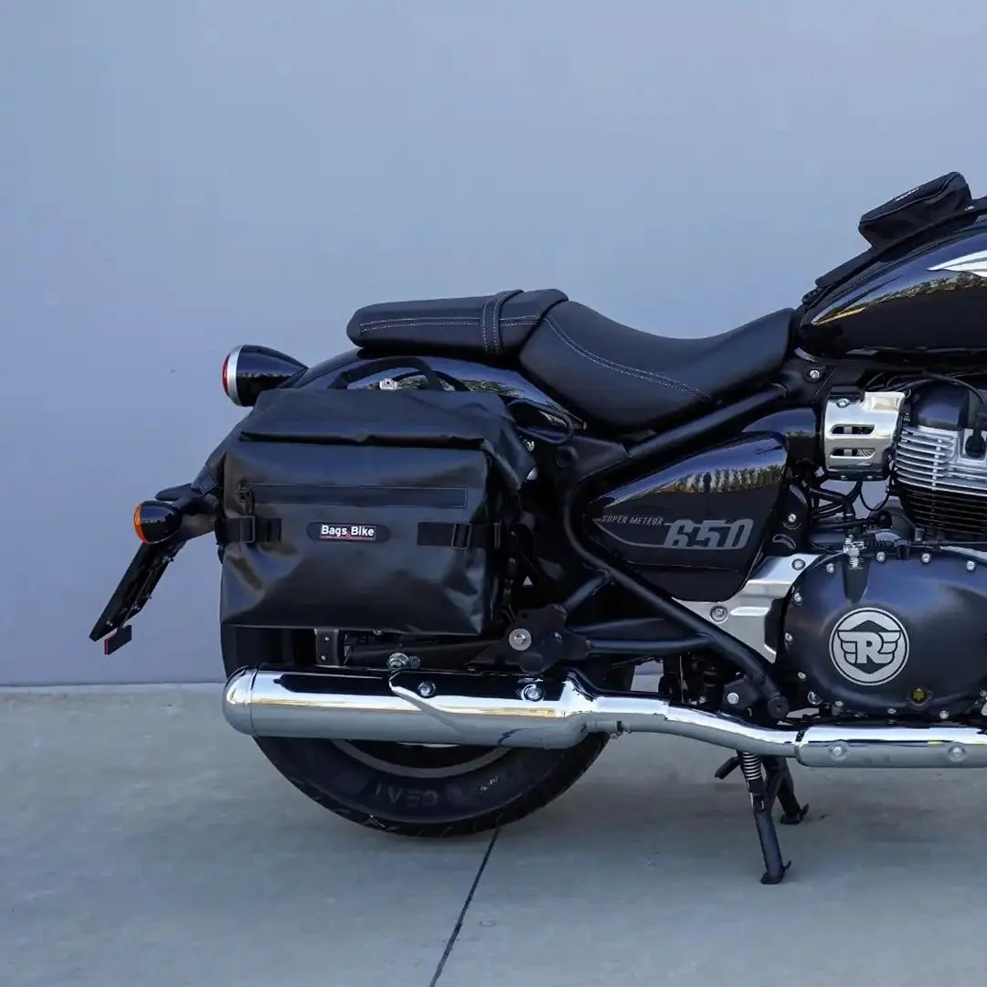 Borse laterali per Royal Enfield Super Meteor 650, coppia di borse CERVINO - immagine 2