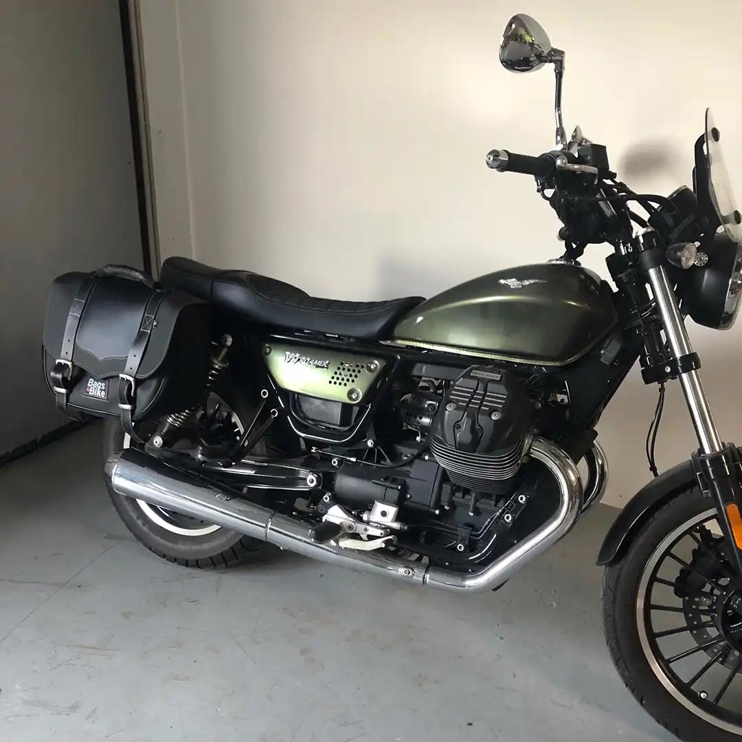 Panniers for Moto Guzzi Roamer, pair of CLASSIC in Black side bags - Image 3