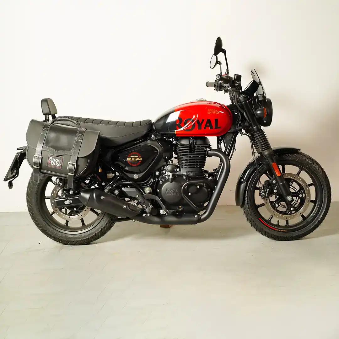 Panniers for Royal Enfield Hunter 350, pair of CLASSIC in Black side bags