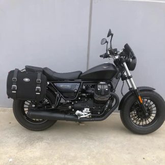 Panniers for Moto Guzzi Bobber, pair of CONTAINER side bags