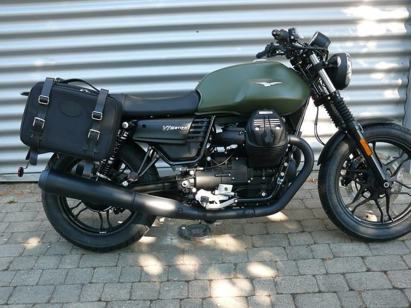Borse laterali per Moto Guzzi V7 III, coppia di borse CONTAINER