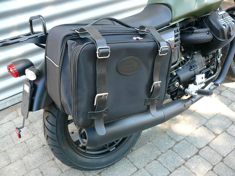 Borse laterali per Moto Guzzi V7 III, coppia di borse CONTAINER - immagine 2
