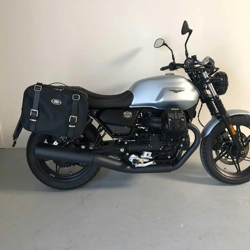 Panniers for Moto Guzzi V7 850 2021-25, pair of CONTAINER side bags - Image 2