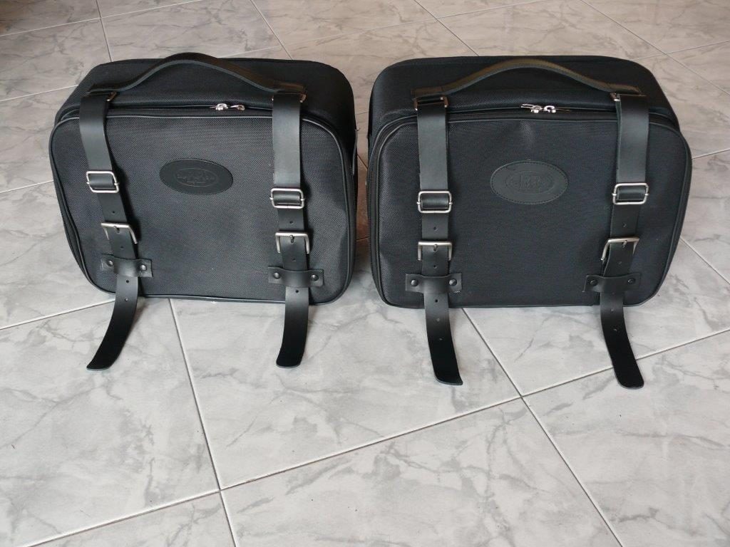 Panniers for Moto Guzzi V85TT, pair of CONTAINER side bags - Image 4