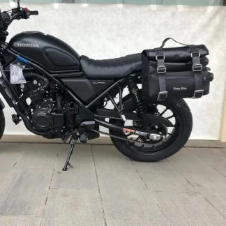 Pannier for Honda CL 500, single side bag CAMION in Leather