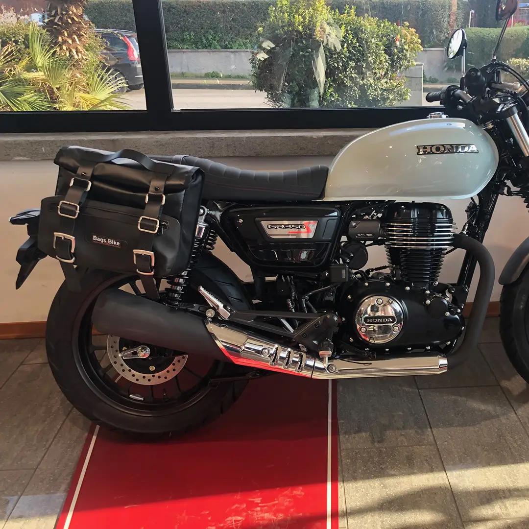 Panniers for Honda GB 350 S, pair of CAMION in Leather side bags - Image 2