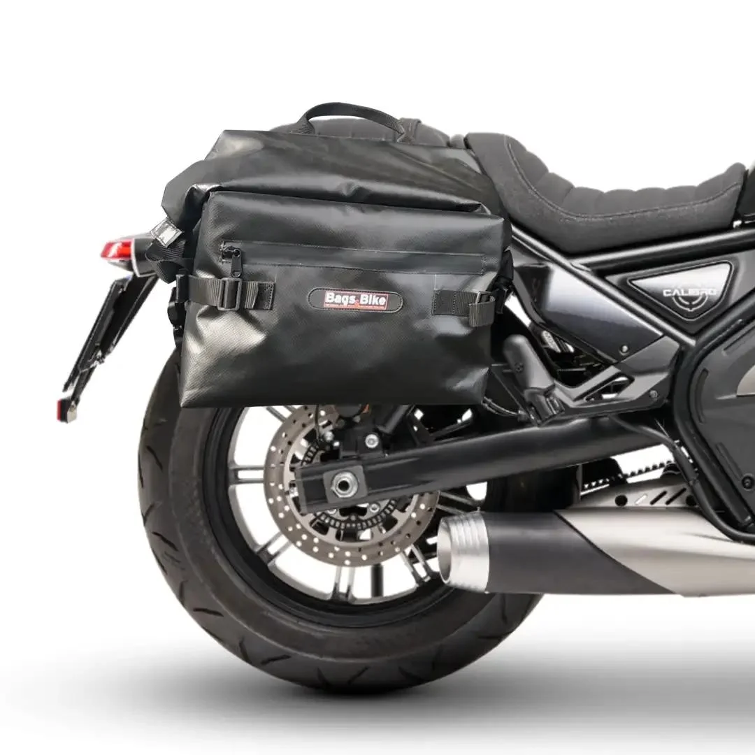 Borse laterali per Calibro Moto Morini, coppia di borse CERVINO