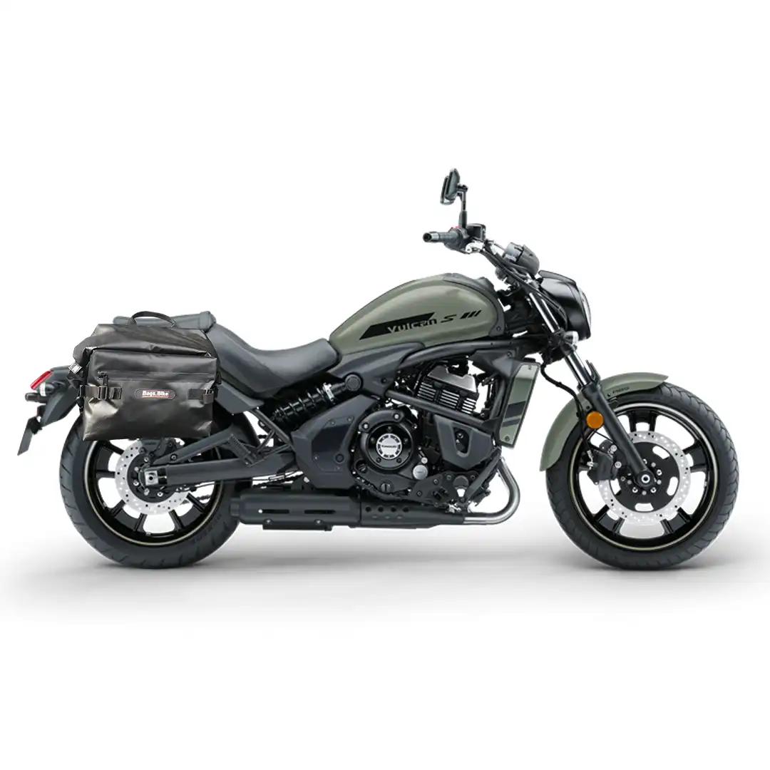 Panniers for Kawasaki Vulcan 650, pair of CERVINO side bags - Image 2