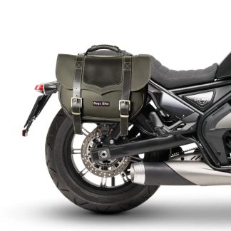 Panniers for Calibro Moto Morini, pair of CLASSIC in Black side bags